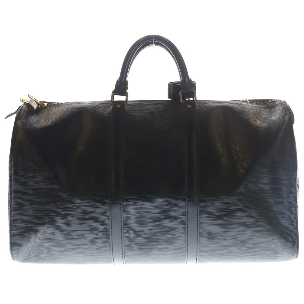 LOUIS VUITTON(ルイヴィトン) エピ キーポル50 ボストンバッグ ハンドバッグ ブラック レザー M42962 ゴールド金具