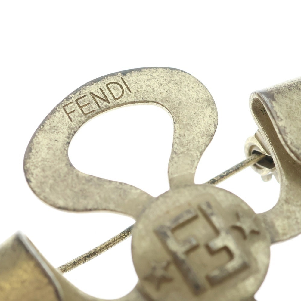 FENDI(フェンディ) リスモチーフ メダルブローチ コイン ピンバッジ ゴールド SV レディース
