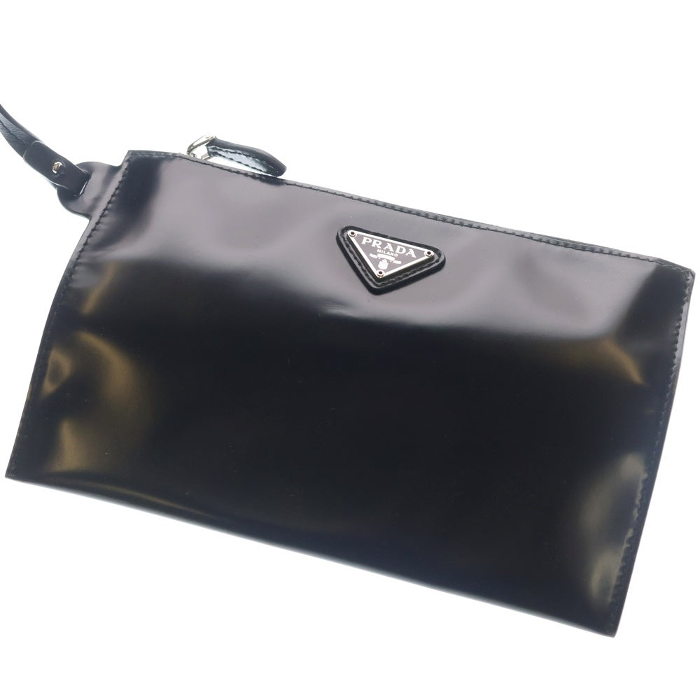 PRADA(プラダ) ロゴ トートバッグ ハンドバッグ スパンコール ブラック 1BG416 シルバー金具 レディース