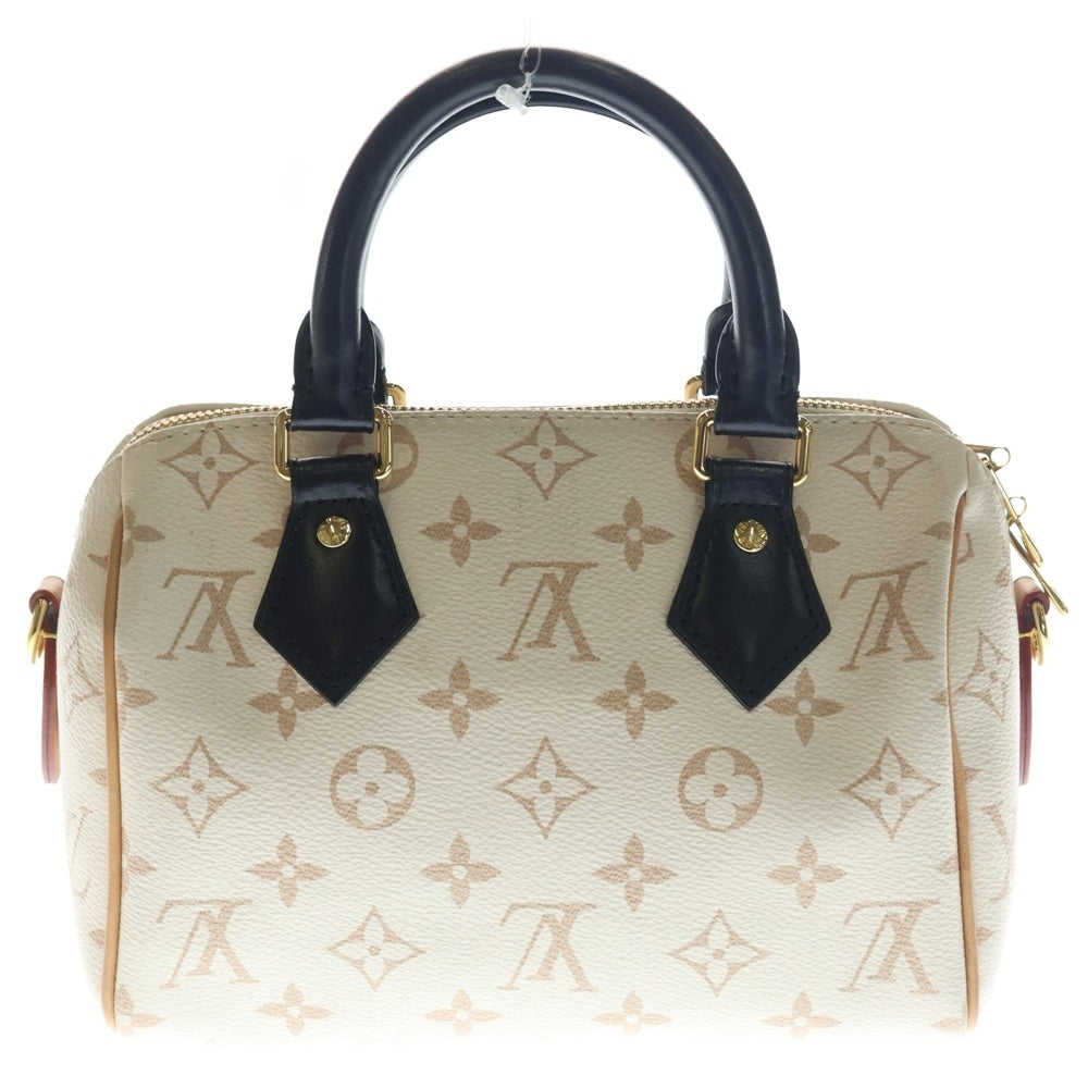 LOUIS VUITTON(ルイヴィトン) スピーディバンドリエール20 モノグラム デュンヌ PVC レザー 2WAY ハンド ショルダーバッグ ゴールド金具 アイボリー/ベージュ M46906 レディース