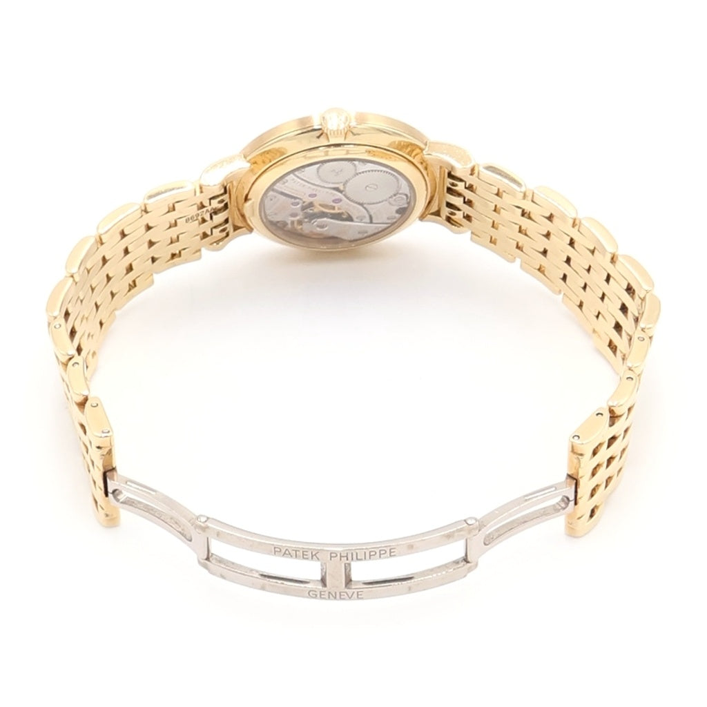 PATEK PHILIPPE(パテックフィリップ) カラトラバ 白文字盤 手巻き 腕時計 K18YG イエローゴールド 7119/1J-012