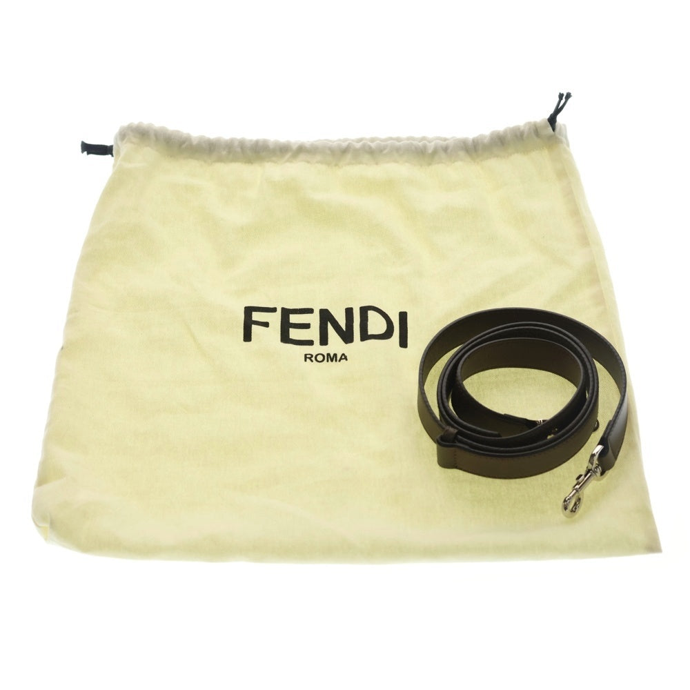FENDI(フェンディ) バイザウェイ 2WAYバッグ ショルダーバッグ ハンドバッグ ズッカ柄×ブラウン レザー 8BL146 シルバー金具 レディース