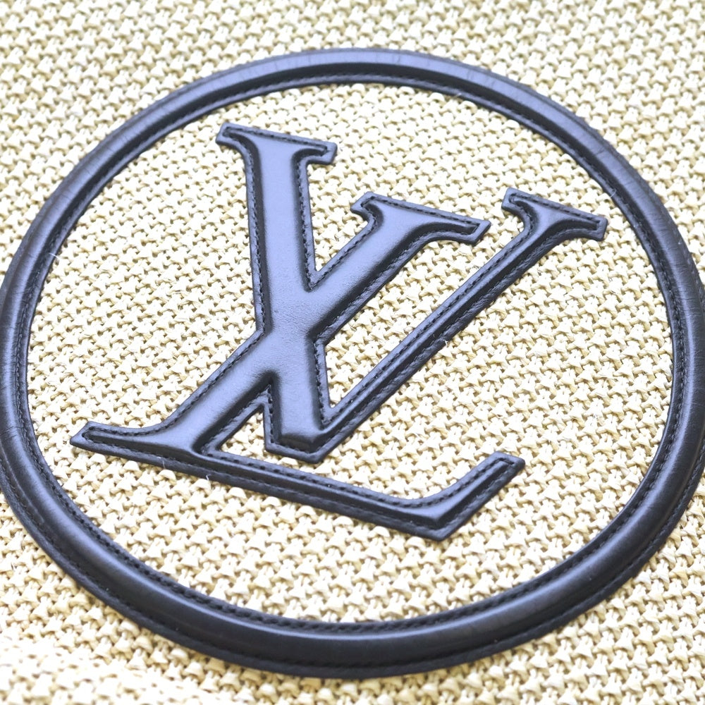 LOUIS VUITTON(ルイヴィトン) サンジャック ニットラフィアノワール M59808 ベージュ トートバッグ ICタイプ レディース