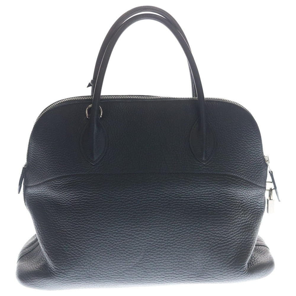 HERMES(エルメス) ボリード35 トゴ レザー 2WAY ハンド ショルダーバッグ シルバー金具 ブラック □H刻印 レディース