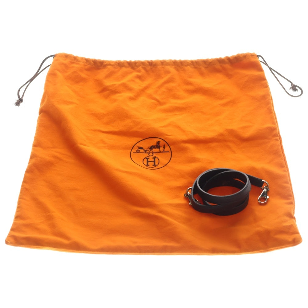 HERMES(エルメス) ボリード35 トゴ レザー 2WAY ハンド ショルダーバッグ シルバー金具 ブラック □H刻印 レディース