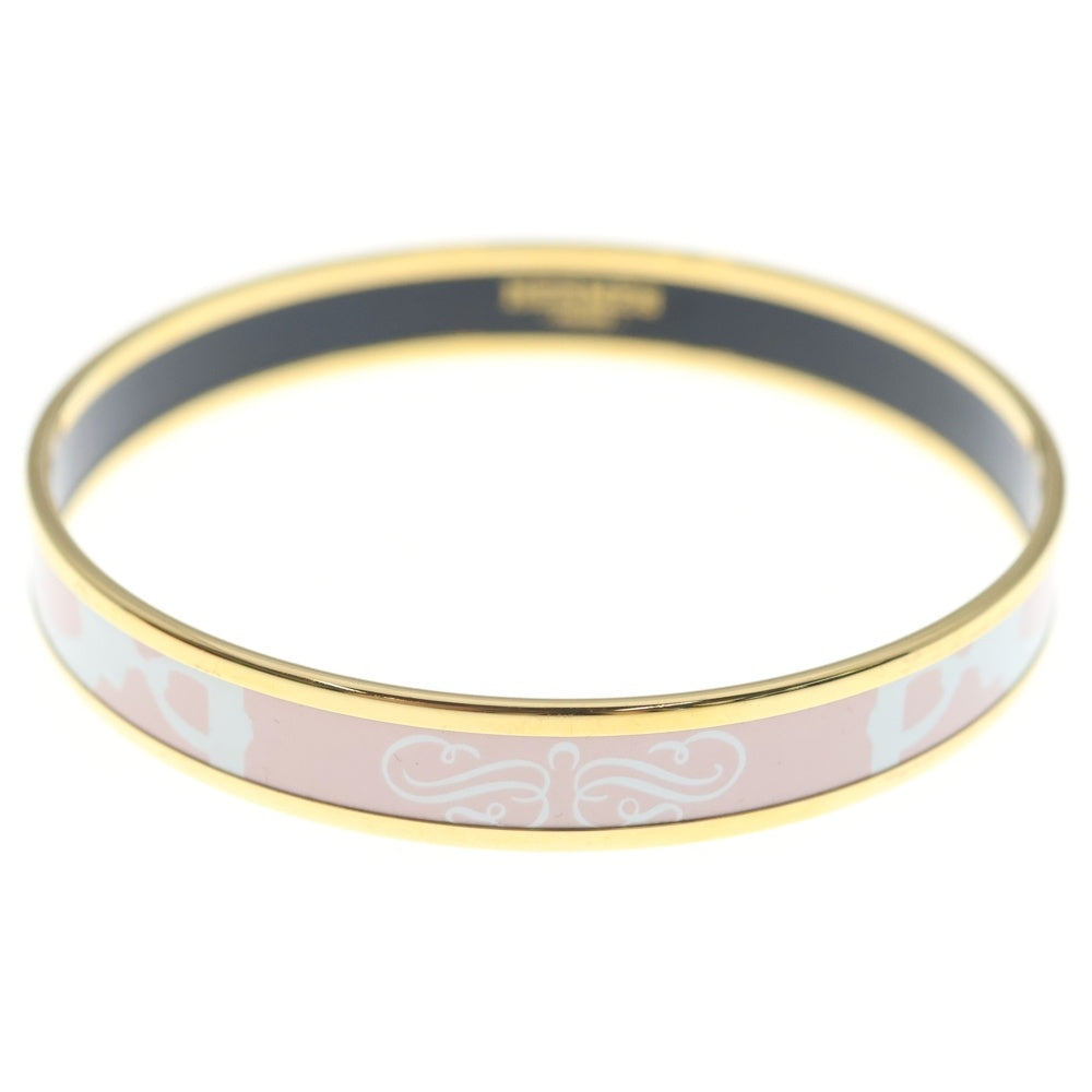HERMES(エルメス) エマイユ PM バングル ピンク系×ゴールド BRIDE DE GALA TATTOO FIN レディース