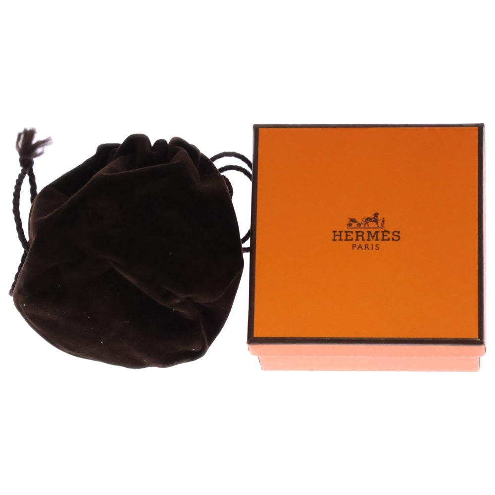 HERMES(エルメス) エトリエ ドゥブルトゥール チョーカー ネックレス シルバー金具 ブラック A刻印 レディース