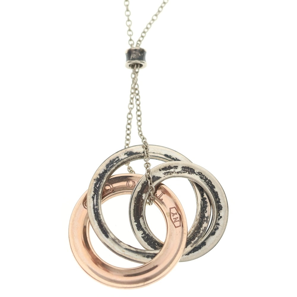 TIFFANY & Co.(ティファニー) 1837 インターロッキングサークル ネックレス SV925 シルバー アクセサリー レディース
