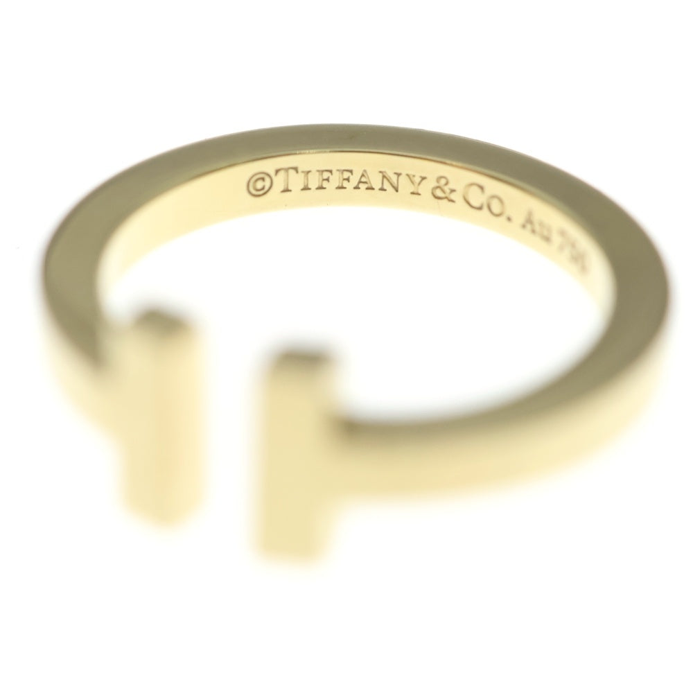 TIFFANY & Co.(ティファニー) Tスクエア リング イエローゴールド Au750YG ジュエリー