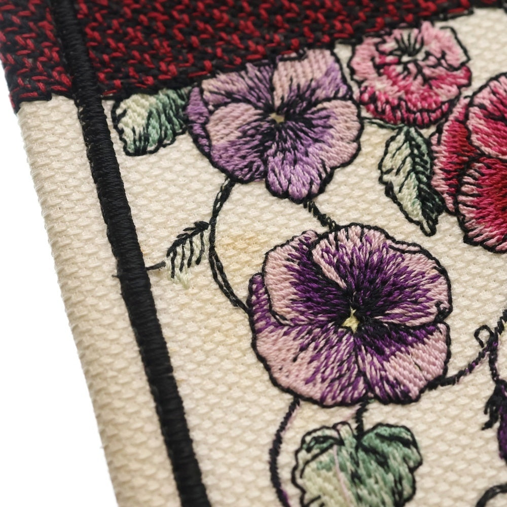 Christian Dior(クリスチャンディオール) ブックトート ミディアム ハンドバッグ トートバッグ ピンク×マルチカラー フラワー キャンバス M12862RIWM932 レディース