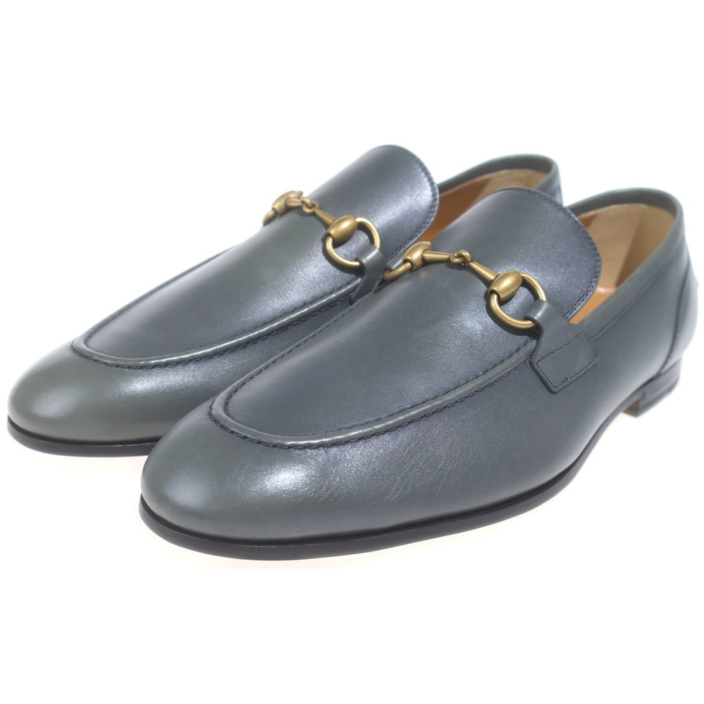 GUCCI(グッチ) ヨルダーン ホースビットローファー グレー 406994