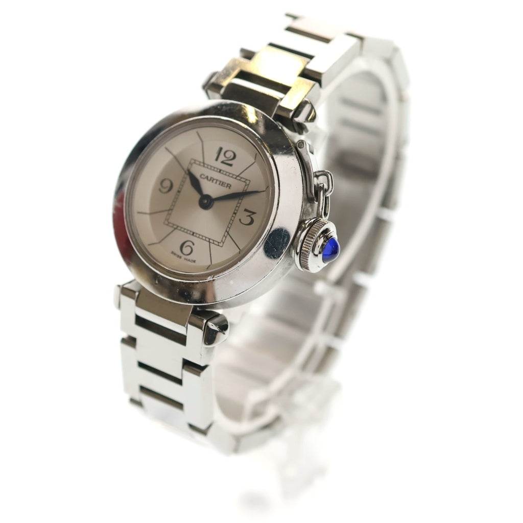Cartier(カルティエ) ミスパシャ シルバー文字盤 クォーツウォッチ 腕時計 シルバー W3140007 レディース