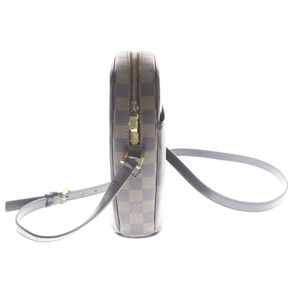 LOUIS VUITTON(ルイヴィトン) イパネマPM ダミエ PVC レザー ショルダーバッグ ゴールド金具 ブラウン N51294 レディース