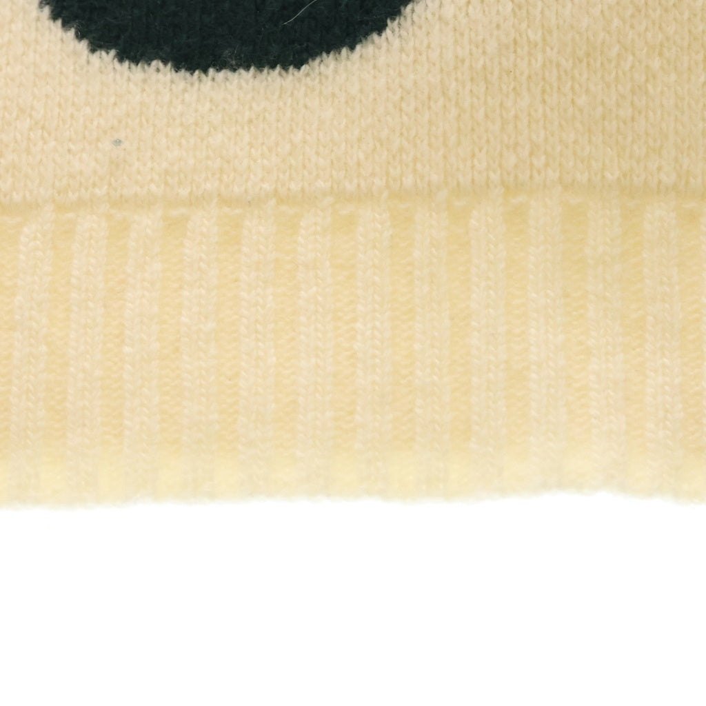 Christian Dior(クリスチャンディオール) J'DIOR 8 ジャディオール ロゴジャガード カシミヤ混 ウール マフラー アイボリー 85NON308I001 レディース