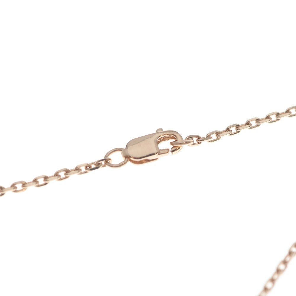 HERMES(エルメス) ポップアッシュ ミニ ネックレス ペンダント チェーン ベージュ マロングラッセ GP ピンクゴールド レディース