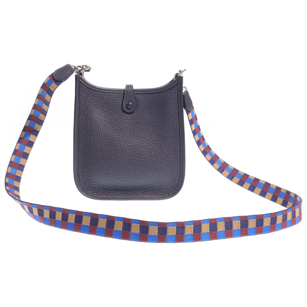 HERMES(エルメス) エヴリンTPM アマゾン ショルダーバッグ トリヨンクレマンス シルバー金具 ブラック B刻印 レディース