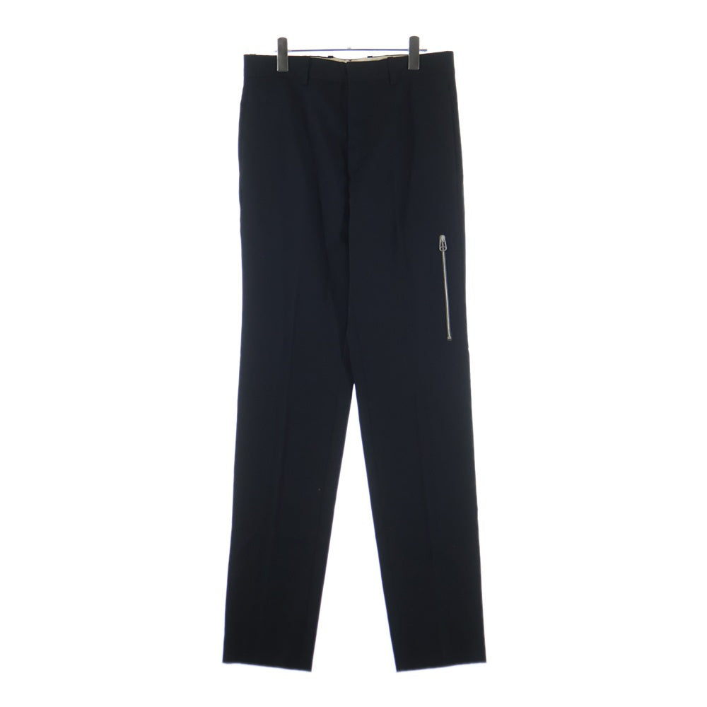 OAMC(オーエーエムシー) Achilles Pants アキレス ジップポケット ウール スラックスパンツ トラウザーズ ブラック 24E28OAU80
