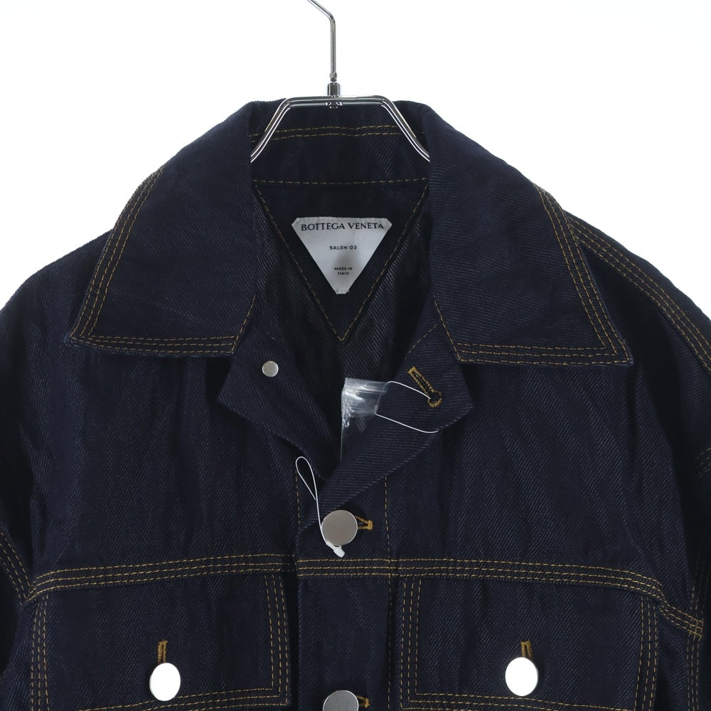 BOTTEGA VENETA(ボッテガヴェネタ) ■ CINCHED DENIM JACKE デニムジャケット インディゴ レディース 699298