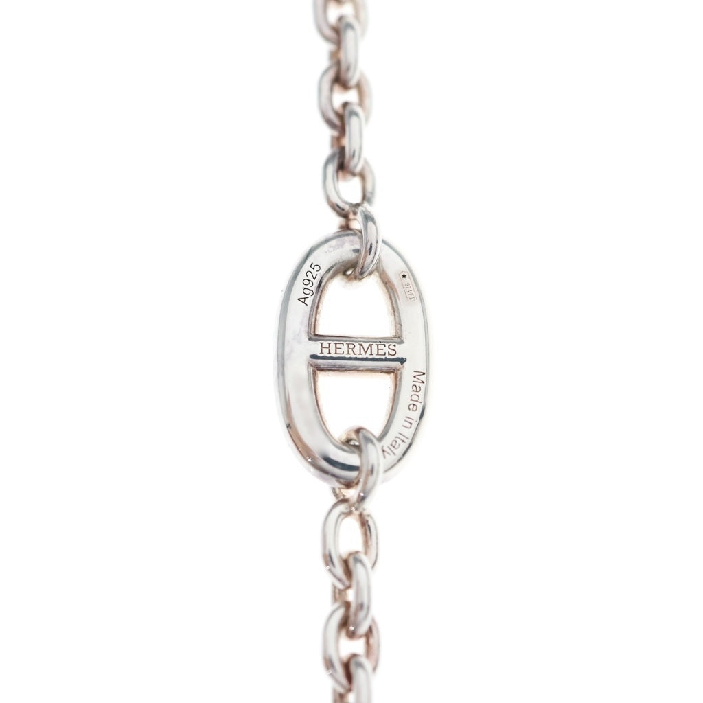 HERMES(エルメス) ファランドール 80 ネックレス ペンダント チェーン シルバー Ag925 レディース