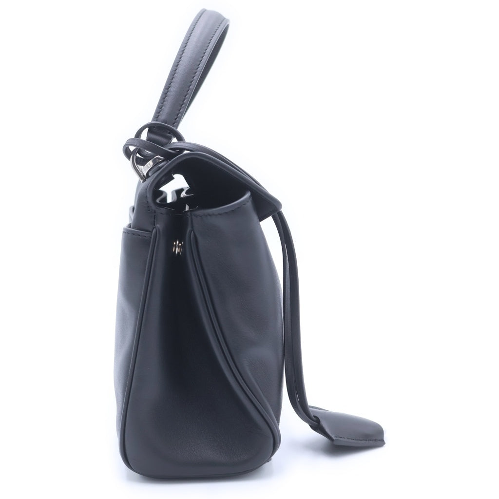 BALENCIAGA(バレンシアガ) ロデオ ミニ ショルダーバッグ ハンドバッグ 2wayブラック レザー 848712 シルバー金具 レディース