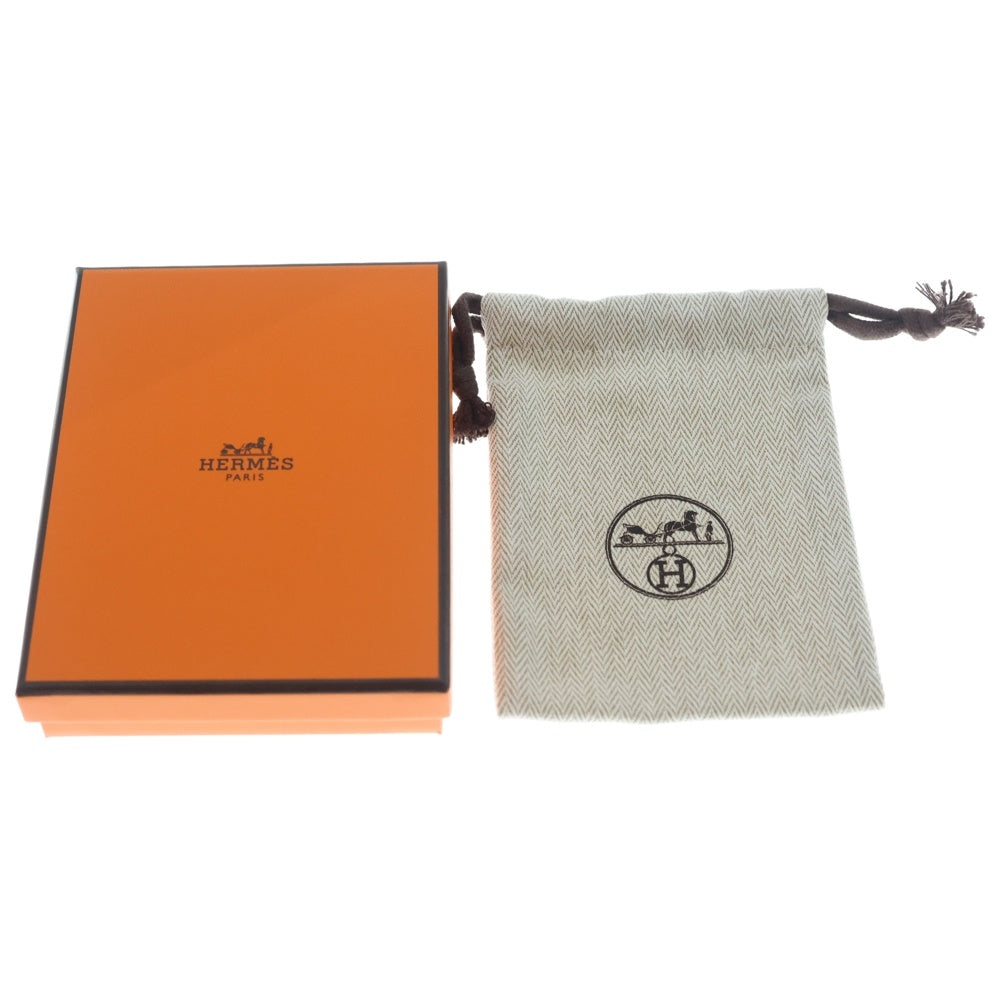 HERMES(エルメス) ポップアッシュ ネックレス ペンダント チェーン ピンクゴールド×ベージュ GP レディース