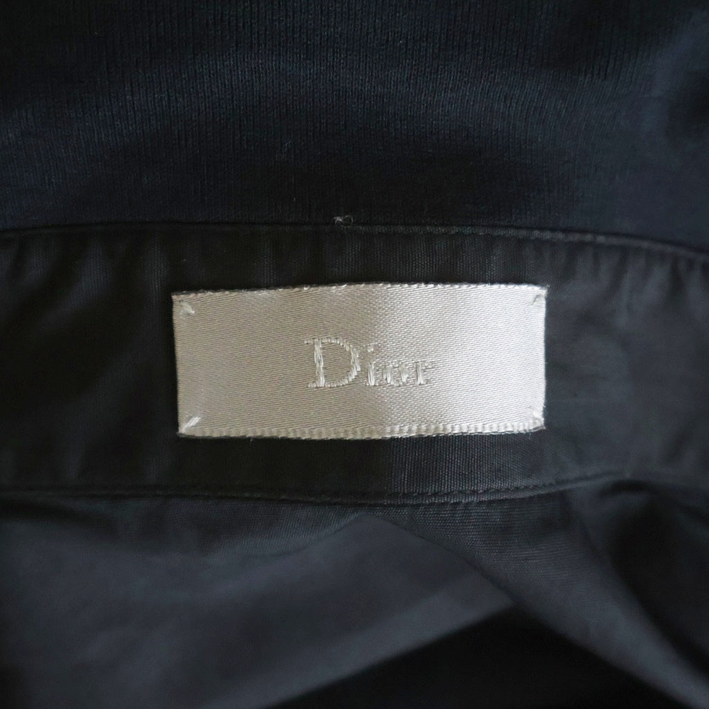 Dior HOMME(ディオールオム) 11SS ハイネックジップアップロングスリーブシャツ ブラック 123C518Z0100