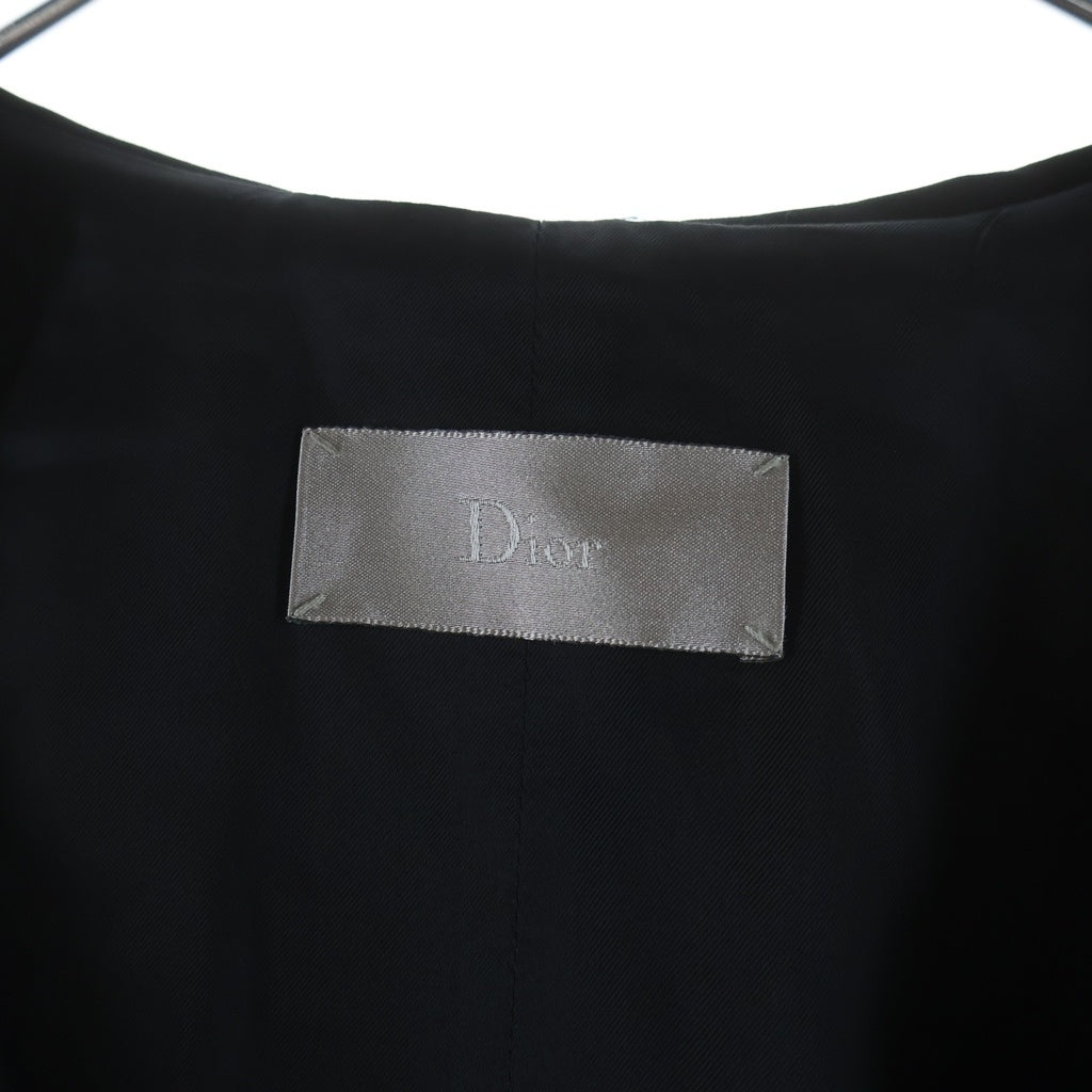 Dior HOMME(ディオールオム) 10AW フード付ジレ ベスト ブラック 0E3160700559