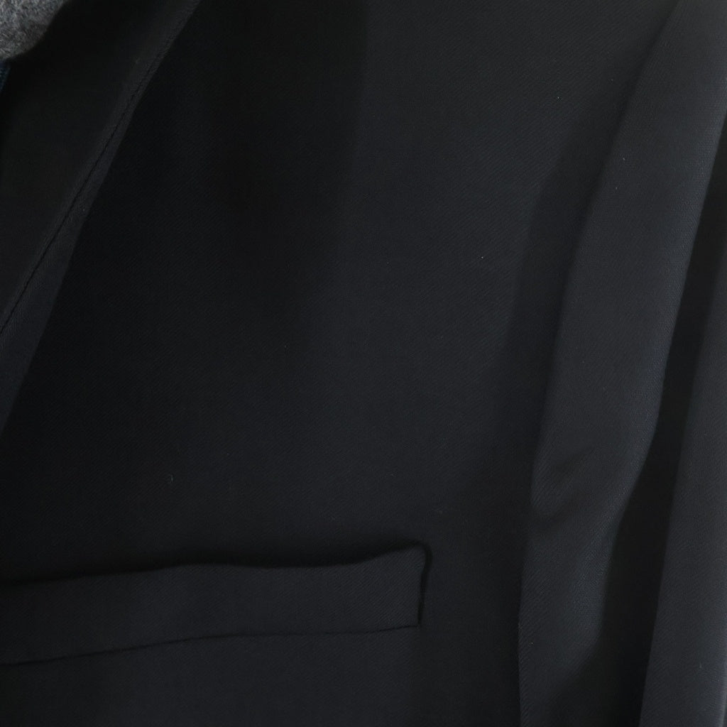 Dior HOMME(ディオールオム) 14AW ノッチトラベル 3Bフーデット テーラードジャケット ブラック #48 433C215Z2200