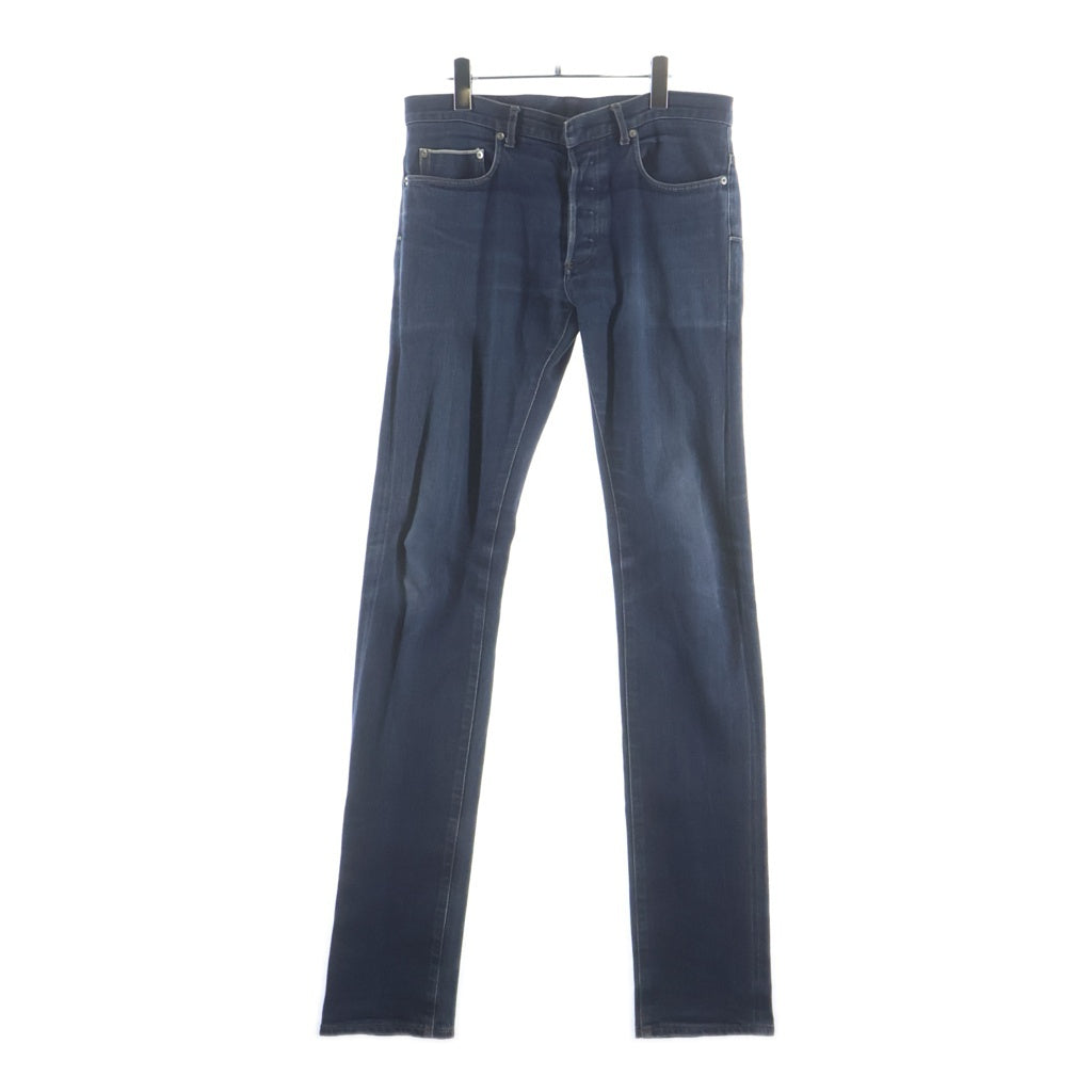 Dior HOMME(ディオールオム) 10AW ウォッシュ加工 ボタンフライスキニーデニムパンツ ブルー 0H31J3931626