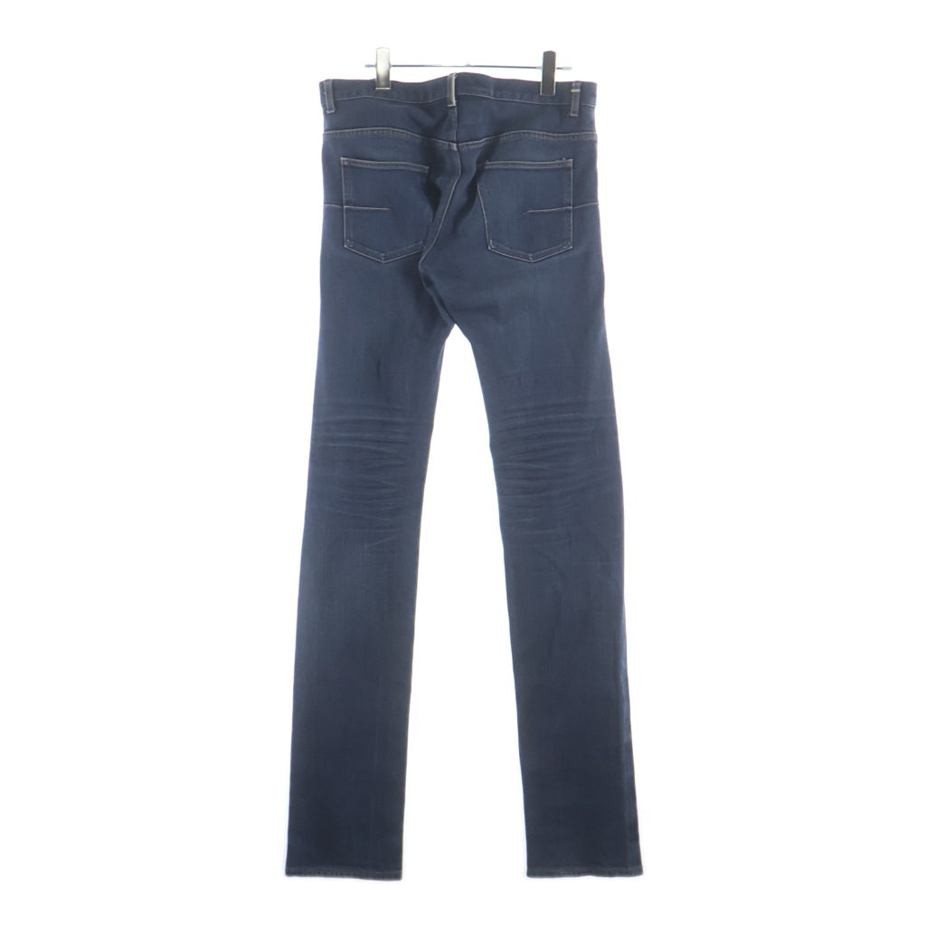 Dior HOMME(ディオールオム) 10AW ウォッシュ加工 ボタンフライスキニーデニムパンツ ブルー 0H31J3931626
