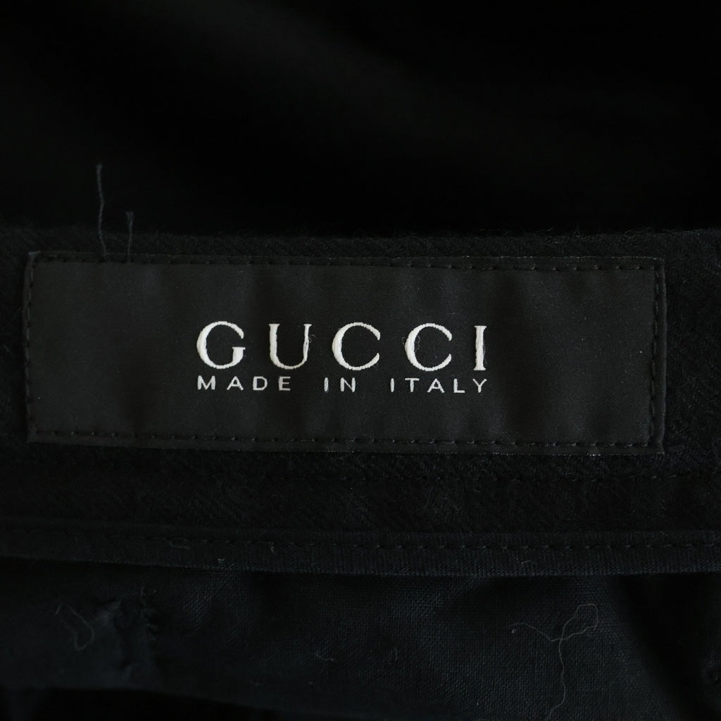 GUCCI(グッチ) カーゴパンツ ウール ブラック 50 243416 Z2693