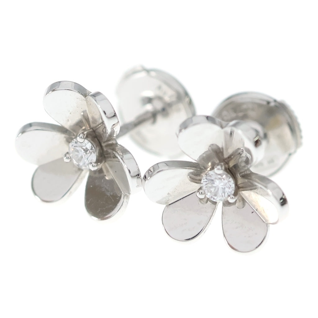 Van Cleef & Arpels(ヴァンクリーフアンドアーペル) フリヴォル ミニ 1PD ダイヤ ピアス K18WG ホワイトゴールド VCARP0J600 レディース