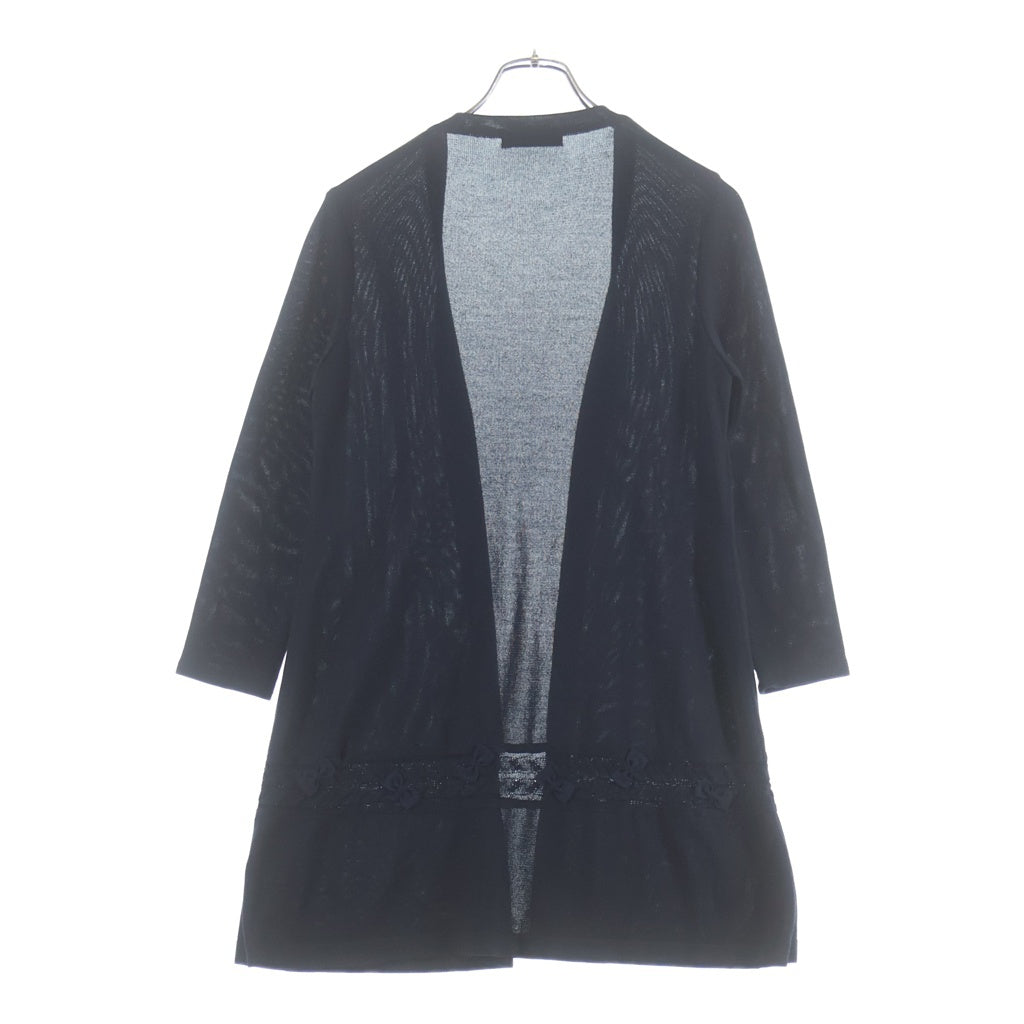 Rene(ルネ) ■ロングカーディガン ブラック レーヨン レディース