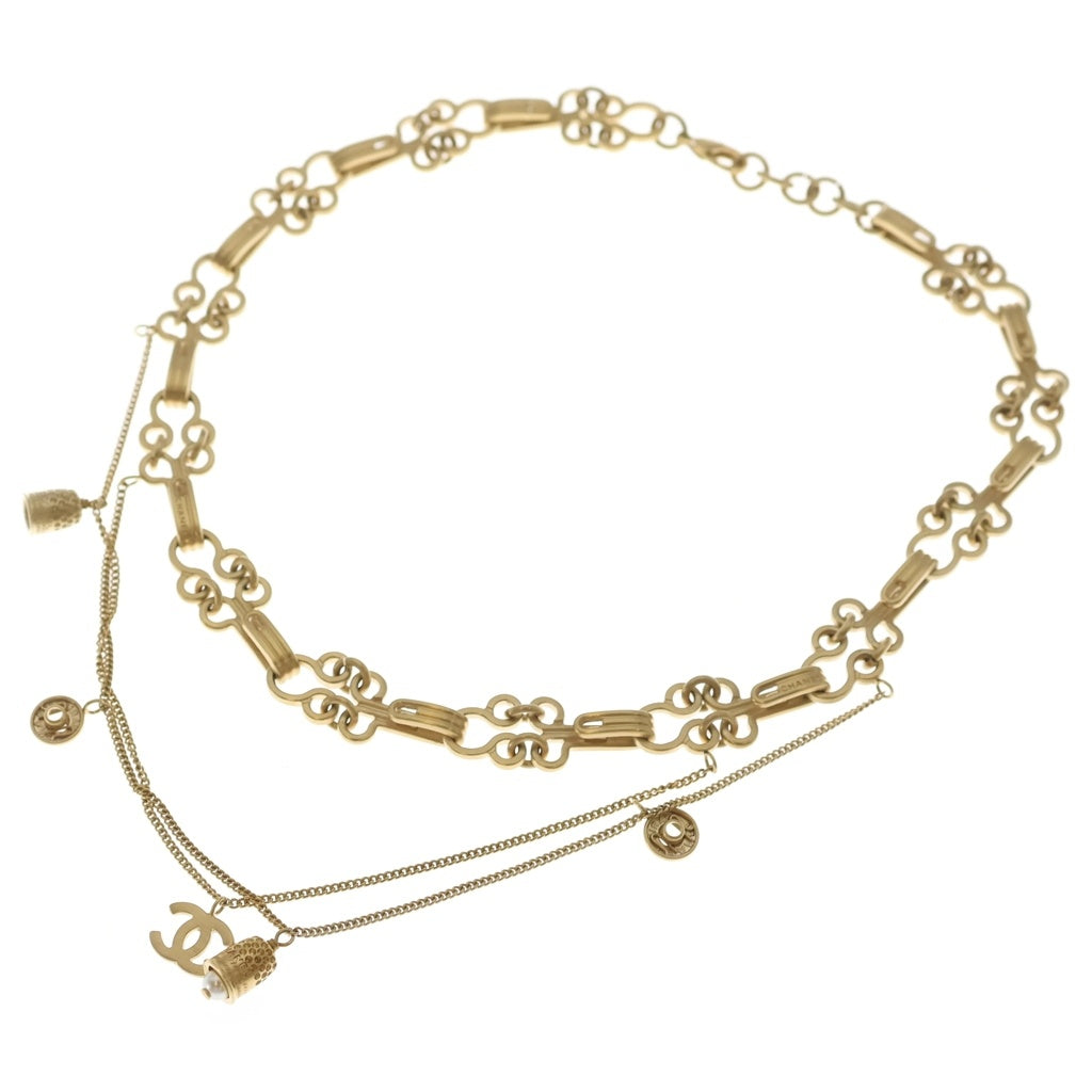 CHANEL(シャネル) ココマーク 03A ネックレス ペンダント チェーン ゴールド GP レディース