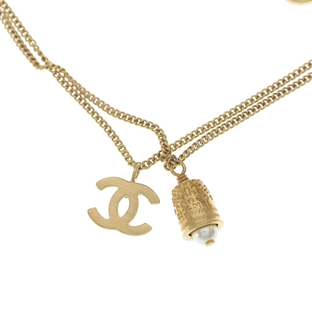 CHANEL(シャネル) ココマーク 03A ネックレス ペンダント チェーン ゴールド GP レディース