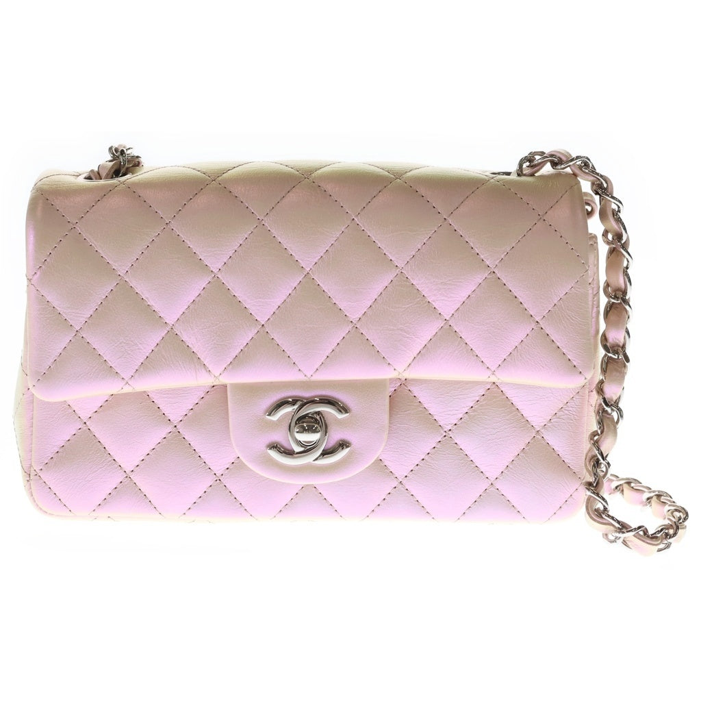 CHANEL(シャネル) ミニマトラッセ シングルフラップ ダブルチェーン