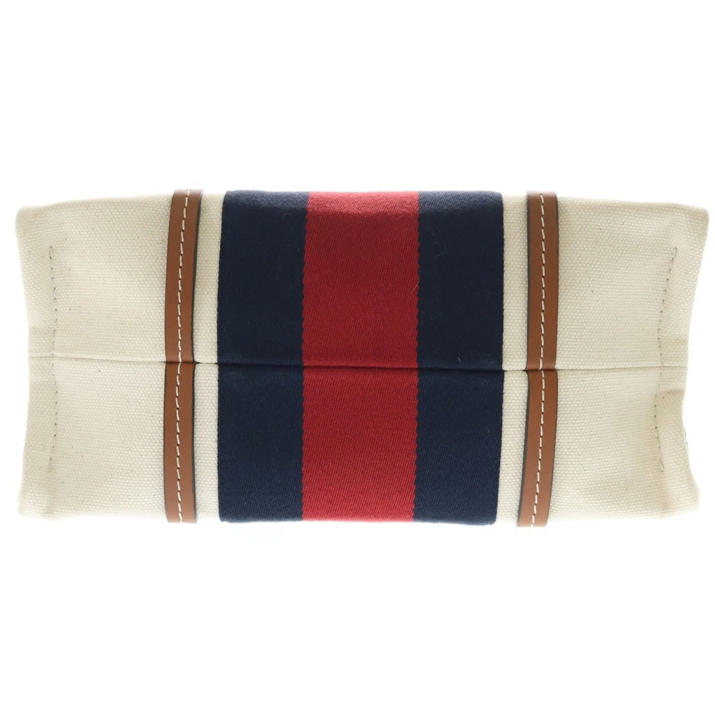 GUCCI(グッチ) インターロッキングG キャンバス レザー 2WAY ハンド ショルダー トートバッグ アイボリー/ブラウン 727728 レディース