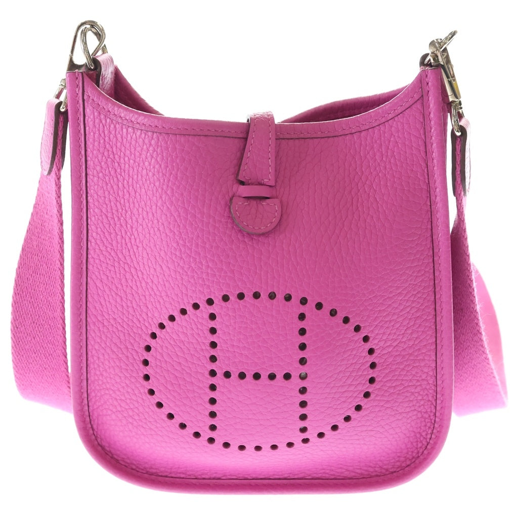 HERMES(エルメス) エヴリンTPM マグノリア トリヨンクレマンス レザー ショルダーバッグ シルバー金具 パープル/ピンク C刻印 レディース