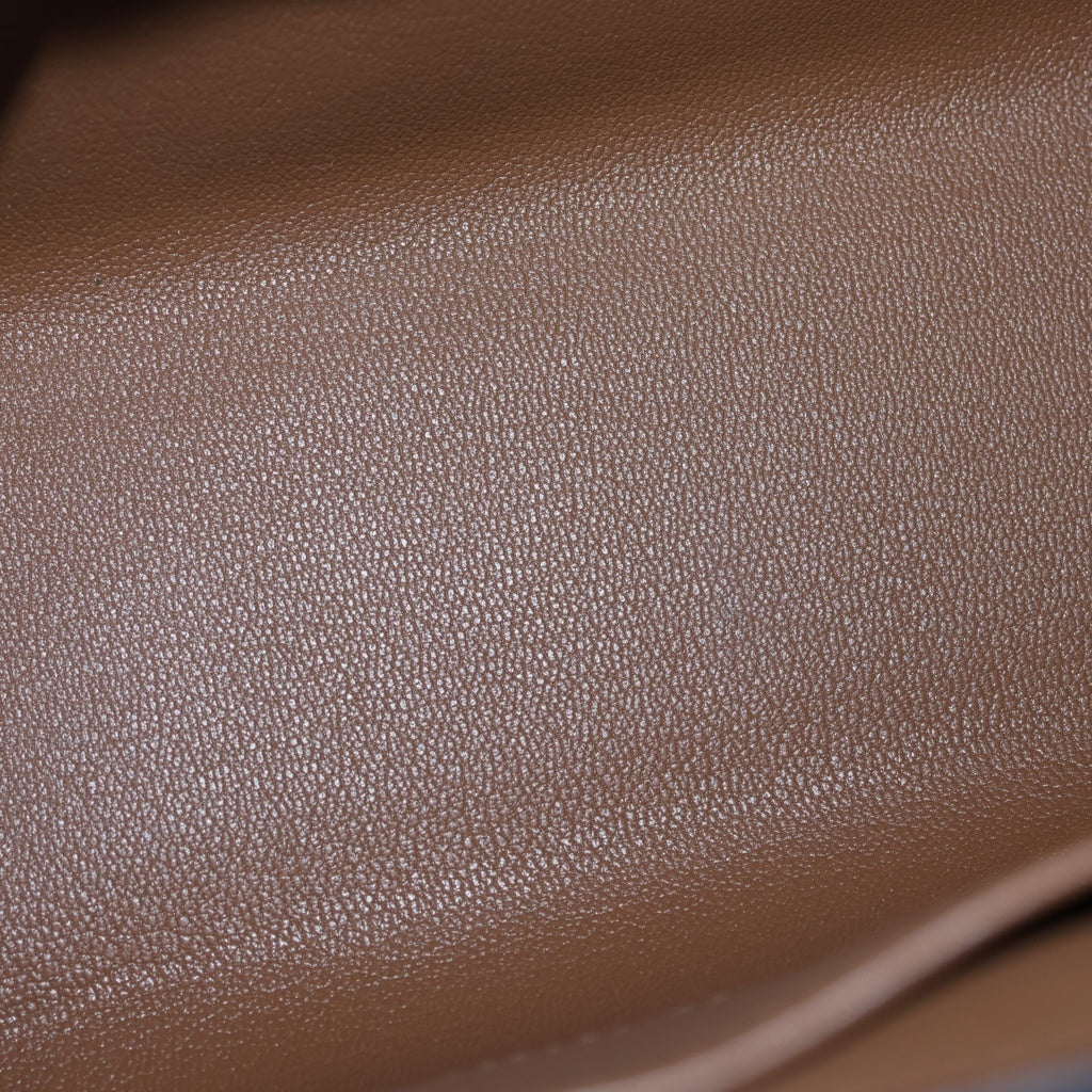 HERMES(エルメス) ケリーメッセンジャーPM アルザン トゴ レザー ショルダーバッグ シルバー金具 ブラウン K刻印 レディース