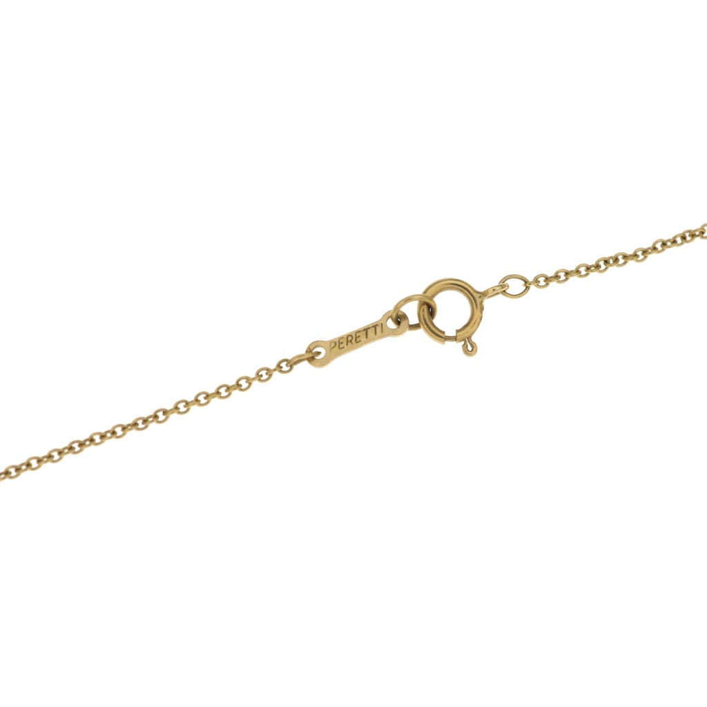 TIFFANY & Co.(ティファニー) エルサペレッティ ビーン ネックレス Au750 K18 PG ピンクゴールド レディース