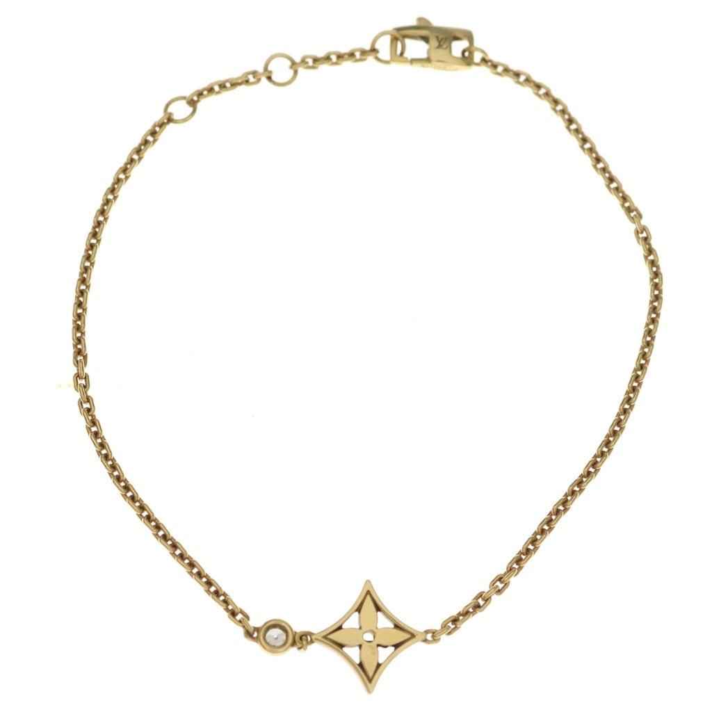 LOUIS VUITTON(ルイヴィトン) ブラスレ モノグラム イディール ブレスレット Au750 K18 YG イエローゴールド Q95244 レディース