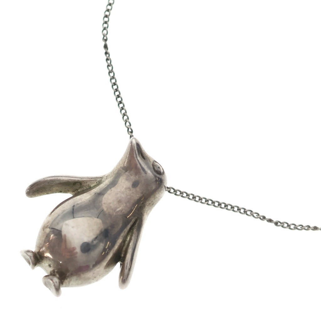 TIFFANY & Co.(ティファニー) ペンギンモチーフ ネックレス ペンダント チェーン シルバー Ag925 4.9g レディース