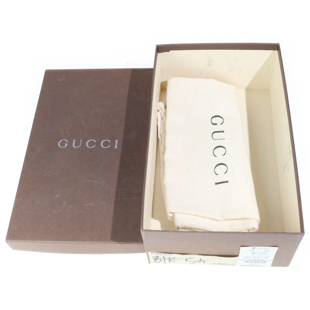 GUCCI(グッチ) ホースビット スエードレザー ヒール ミュール シューズ ブラック レディース
