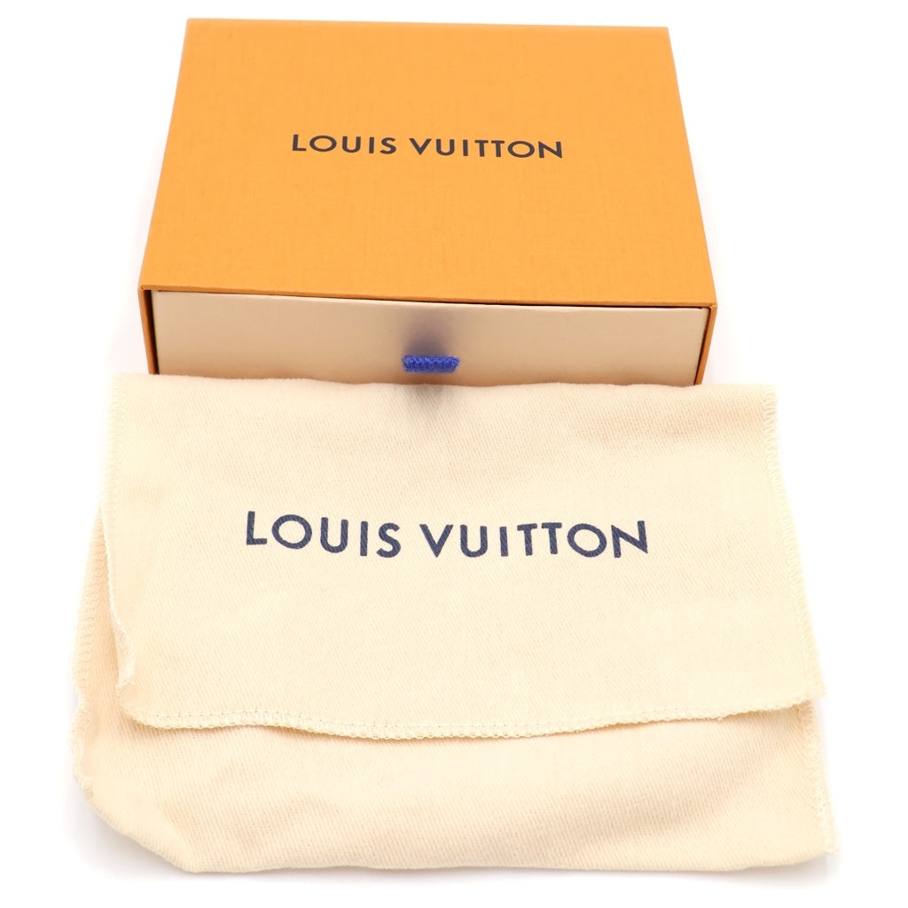 LOUIS VUITTON(ルイヴィトン) キーホルダー・LVタートル バッグチャーム ポーチ ケース キーホルダー ブラウン×グリーン レザー×PVC M01471 シルバー金具 レディース