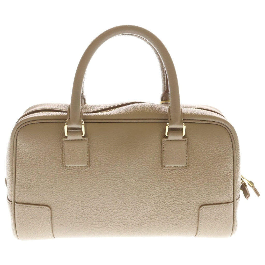LOEWE(ロエベ) アマソナ23 2way ハンドバッグ ベージュ レザー スト レディース