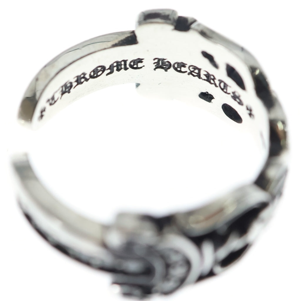 CHROME HEARTS(クロムハーツ) DBL DAGGER OPEN P/D ダブルダガー オープン PAVEダイヤ リング SV925 シルバー
