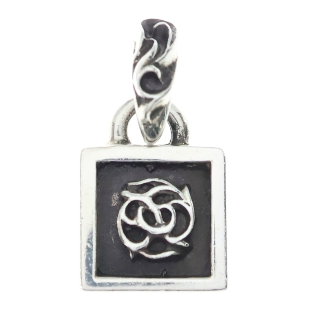 CHROME HEARTS(クロムハーツ) FRAMED FLRL フレームド フローラル ネックレス ボールチェーン シルバー
