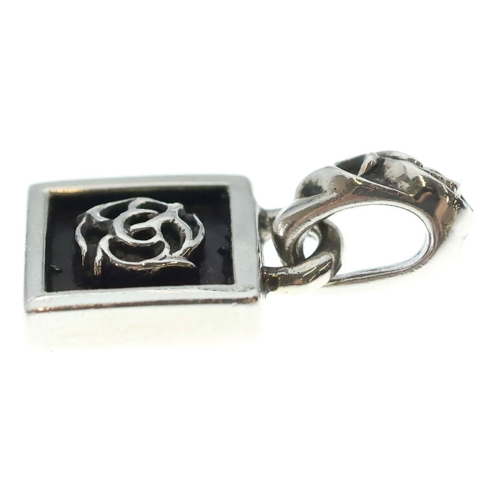 CHROME HEARTS(クロムハーツ) FRAMED FLRL フレームド フローラル ネックレス ボールチェーン シルバー