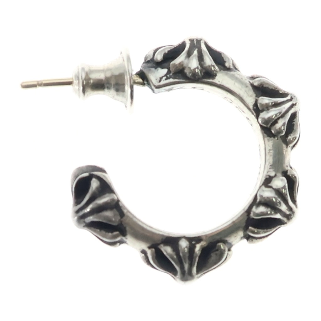 CHROME HEARTS(クロムハーツ) HOOP CROSS クロスバンド フープピアス シルバー BCA100