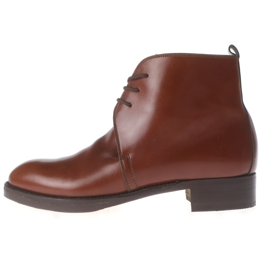 HERMES エルメス チャッカ レザー シューズ ブラウン #37 1/2 HERMES(エルメス) チャッカ レザー シューズ ブラウン #37 1/2